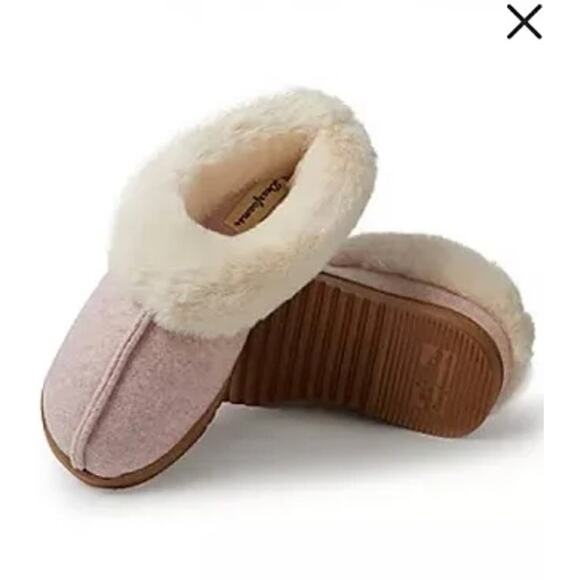 dearfoams Shoes - Dearfoam Women's Chloe Soft Knit Clog Slipper Pink Size 7-8 Medium